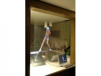 ขนาด 1.52 เมตร  ฟิล์ม ใส (transparent rear film)