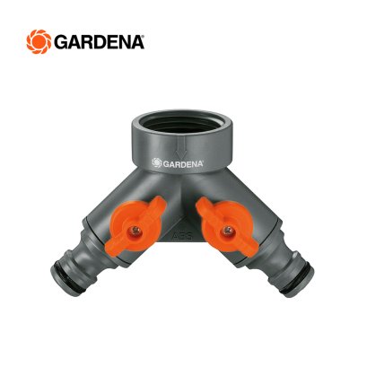 Gardena Hose Fittings Twin Tap Connector26.5 mm (G 3/4") (00938-20)