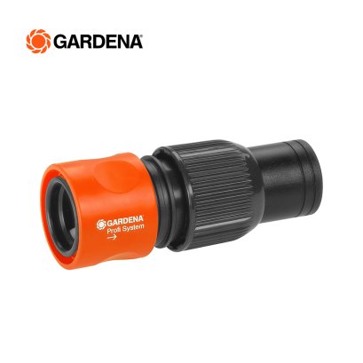 Gardena &ldquo;Profi&rdquo; Maxi-Flow System Hose Connector 19 mm (3/4") (02817-20)