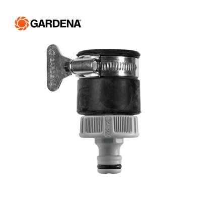 Gardena Round Tap Connector (Tap Outside Diameter 15-20 MM) (02907-20)
