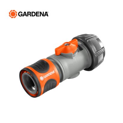Gardena Hose Connector with Control Valve 19 mm (3/4") (02943-20)