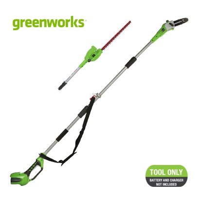 Greenworks Pole Saw 2 in 1, 40V Bare Tool