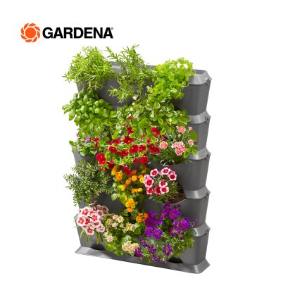 Gardena ชุดกระถางต้นไม้แบบแขวนพร้อมท่อในตัว (13151-20)