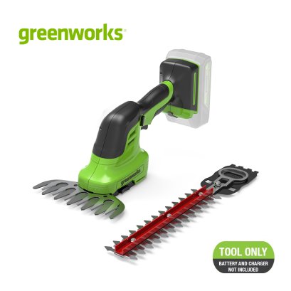 Greenworks Powerall 24V Shrub Shear 2-in-1 Tool Only