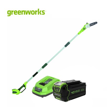 Greenworks Pole Saw 40V Including Battery and Charger