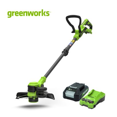 Greenworks Battery String Trimmer Kit 24V Including Battery (2AH) and Fast Charger