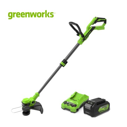 Greenworks Battery String Trimmer Kit 24V Including Battery (4AH) and Charger