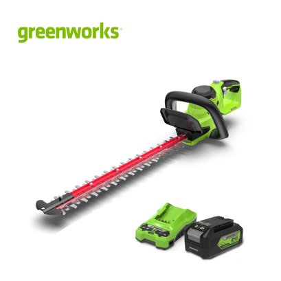 Greenworks Battery Hedge Trimmer 24V Including Battery(4AH) and Charger
