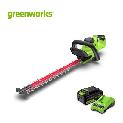 Greenworks Battery Hedge Trimmer 24V Including Battery(4AH) and Charger