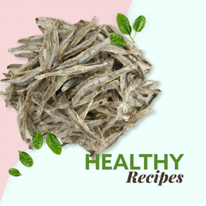 Dried Anchovy Headless Healthy Snack or add flavor to soups, side dish High Calcium and Nutritions Product of Thailand 500 g.