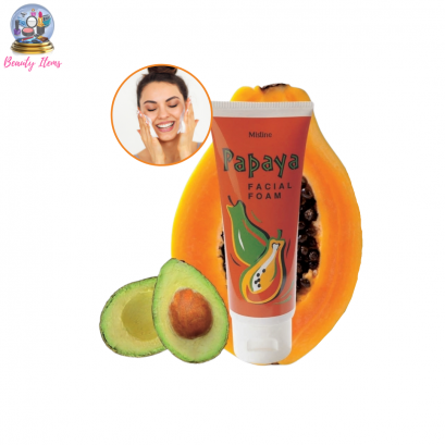 โฟมมะละกอ มิสทีน พาพาย่า ขนาด 100 กรัม Mistine Papaya Facial Foam 100 g.