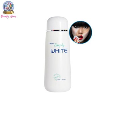 เคลนซิ่งน้ำนม มิสทีน ซิมพลี ไวท์ พลัส เอ็กซ์ตร้า ไวท์เทนนิ่ง ขนาด 120 มล. Mistine Simply White plus Extra Whitening Milky Cleanser 120 ml.