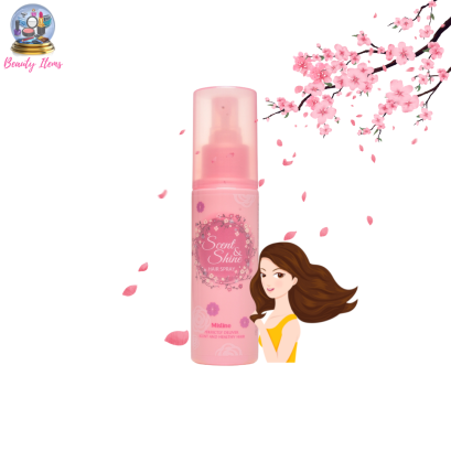 สเปรย์ผมหอม มิสทีน เซนต์ แอนด์ ไชน์ แฮร์ สเปรย์ Mistine Scent & Shine Hair Spray 100 ml.