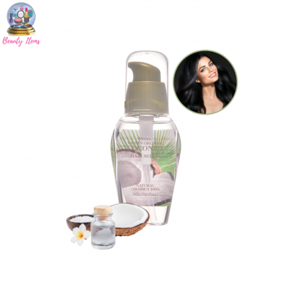 เซรั่มบำรุงผมสูตรน้ำมันมะพร้าวสกัดเย็น มิสทีน เวอร์จิ้น ออร์แกนิค โคโค่นัท Mistine Virgin Organic Coconut Hair Serum 35 ml.