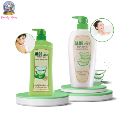 ผลิตภัณฑ์บำรุงผิวกายสูตรว่านหางจระเข้ เพื่อผิวชุ่มชื่น มิสทีน อะโลเวร่า Mistine Aloe Vera Body Care Series