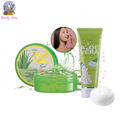 ผลิตภัณฑ์ดูแลผิวหน้าสูตรว่านหางจระเข้ มิสทีน อโล เวร่า Mistine Aloe Vera Facial Series