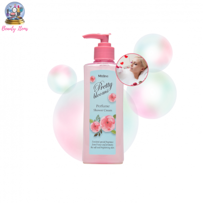 ครีมอาบน้ำตัวหอม มิสทีน พริตตี้ บลูม ชาวเวอร์ ครีม 300 มล. Mistine Pretty Blooms Perfume Shower Cream 300 ml.