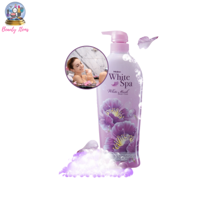 ครีมอาบน้ำกลิ่นหอมติดผิว มิสทีน ไวท์สปา ไวท์มัสค์ ขนาด 500 มล. Mistine White Spa White Musk Shower Cream 500 ml.