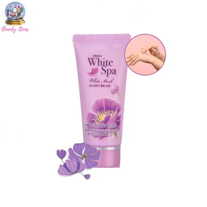 แฮนด์ครีม มิสทีน ไวท์สปา ไวท์มัสค์ Mistine White Spa White Musk Hand Cream 30g.