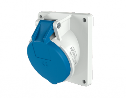 1734 : POWERPLUG 2P+E 32A230Vเมียฝังเฉียง(IP44)