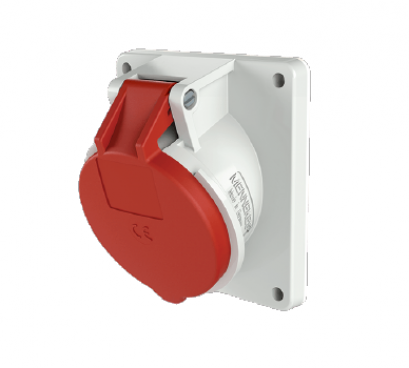 1740 : POWERPLUG 3P+E 32A400Vเมียฝังเฉียง(IP44)