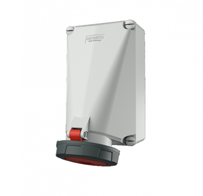 143 : POWERPLUG 3P+N+E 125A400Vเมียติดผนัง(IP67)