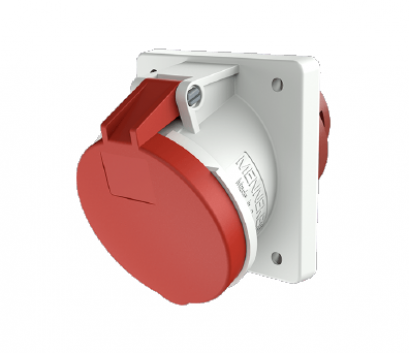 1155A : POWERPLUG 3P+N+E 63A400Vเมียฝังเฉียง(IP44)