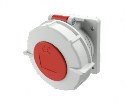 1814 : POWERPLUG 3P+E 32A400Vเมียฝัง(IP67)