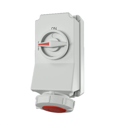 5605A :POWERP 3P+E 32A400VเมียติดผนังInterlock