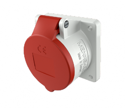 1674 : POWERPLUG 3P+E 16A400Vเมียฝัง(IP44)