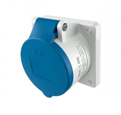 1787 : POWERPLUG 2P+E 32A230Vเมียฝัง(IP44)