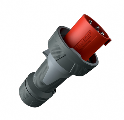 13212 : POWERPLUG 3P+N+E 63A400Vผู้(IP67)