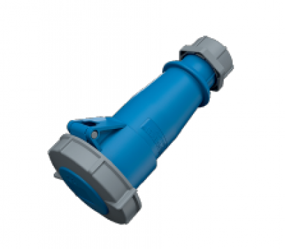 552 : POWERPLUG 2P+E 32A230Vเมียกลางทาง(IP67)