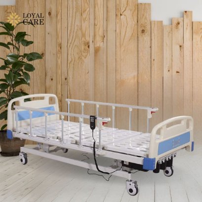 เตียงผู้ป่วยไฟฟ้า 4 ฟังก์ชันรุ่นผสม มือหมุน-ไฟฟ้า Hybrid (A-006)