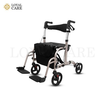 Aluminum Rollator รุ่น BT804L – รถช่วยเดินน้ำหนักเบา พับเก็บได้ จากแบรนด์ Better แข็งแรง มั่นคง ใช้งานง่าย เหมาะสำหรับผู้สูงอายุหรือผู้ต้องการฝึกเดิน รับประกันสินค้า 1 ปี