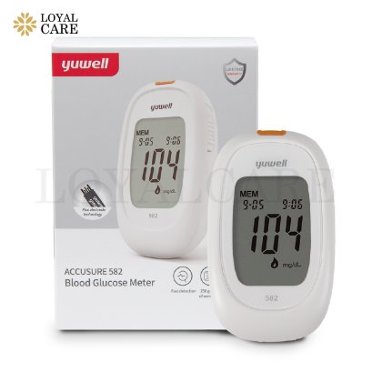 เครื่องตรวจวัดระดับน้ำตาลในเลือด YUWELL Blood Glucose Meter รุ่น 582
