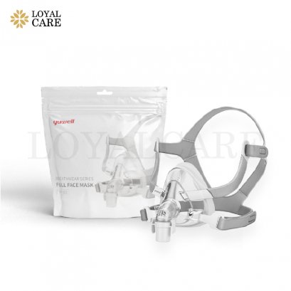หน้ากาก CPAP ชนิดครอบจมูกและปาก FULL FACE MASK (ไม่มีที่คาดหน้าผาก)