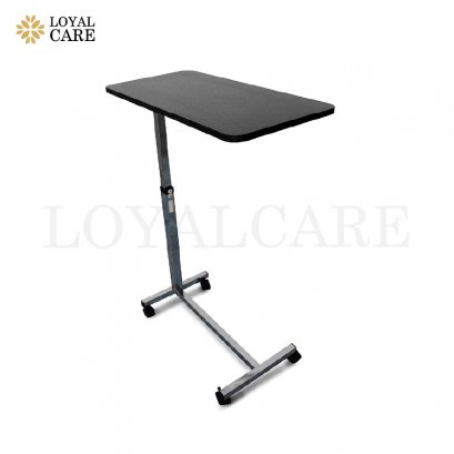 โต๊ะคร่อมเตียงลายไม้ ฐานตัว H รับประกันสินค้า 1 ปี