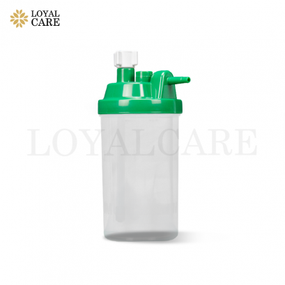 กระปุกให้ความชื้นแบบยาว 14 PSI (Oxygen Humidifier Bottle)