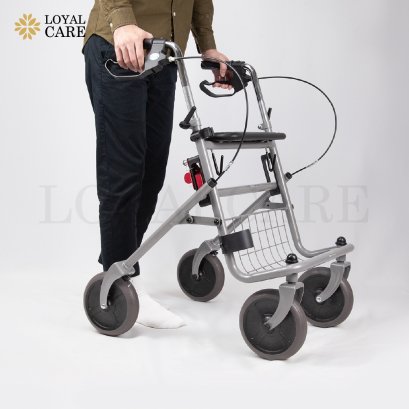 วอล์คเกอร์ 4 ล้อ Devilbiss อุปกรณ์ช่วยพยุงเดิน ฝึกเดิน Rollator Cristallo