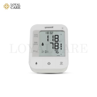 เครื่องวัดความดันโลหิต Yuwell รุ่น YE670CR (มีเสียงพูดไทย และชาร์ตแบตเตอรี่ในตัว) ประกันศูนย์ไทย 5 ปี