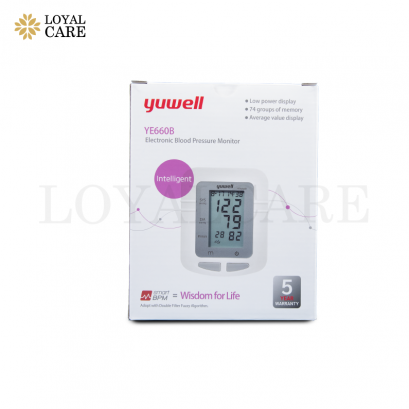 เครื่องวัดความดันโลหิตดิจิตอล Yuwell รุ่น YE660B