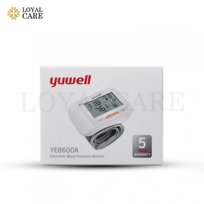 เครื่องวัดความดันโลหิตดิจิตอลแบบข้อมือ Yuwell รุ่น YE8600A