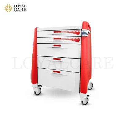 รถเข็นจัดเตรียมยา (Emergency Cart) - รับประกัน 1 ปี