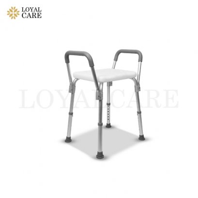เก้าอี้อาบน้ำมีทีราวจับด้านข้าง สำหรับผู้ป่วยและสูงอายุ