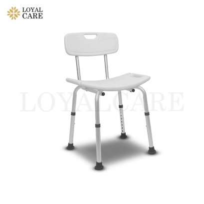 เก้าอี้อาบน้ำมีพนักพิงหลัง สำหรับผู้ป่วยและสูงอายุ
