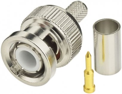BNC male CRIMP 6