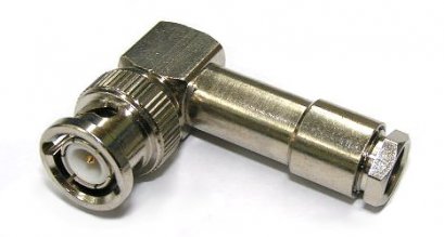 BNC male clamp angle 58