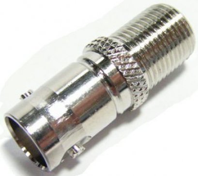 BNC female to F female