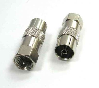 F male to PAL female adapter